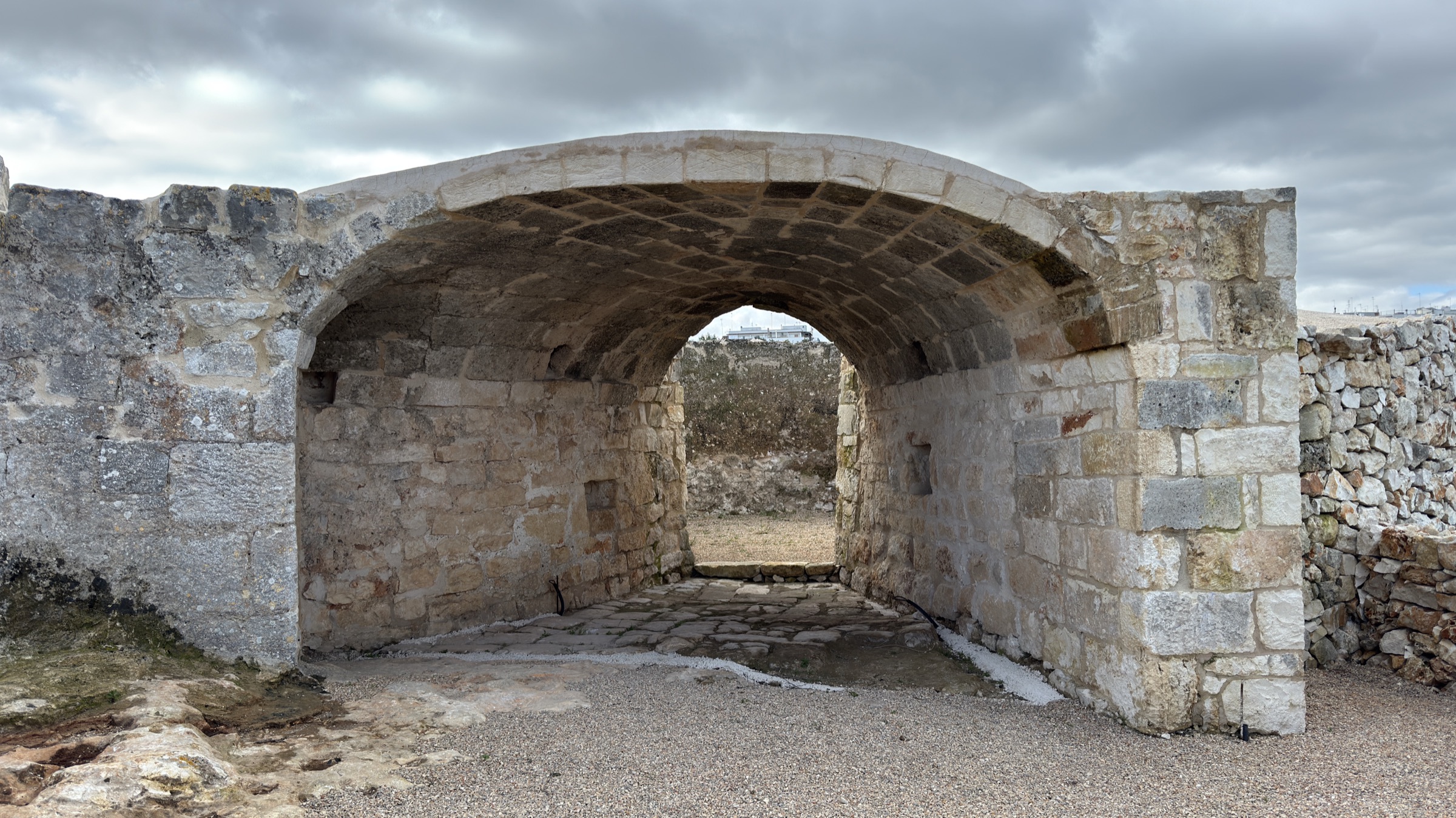 La calcara ad arco di Ostuni dopo il recupero