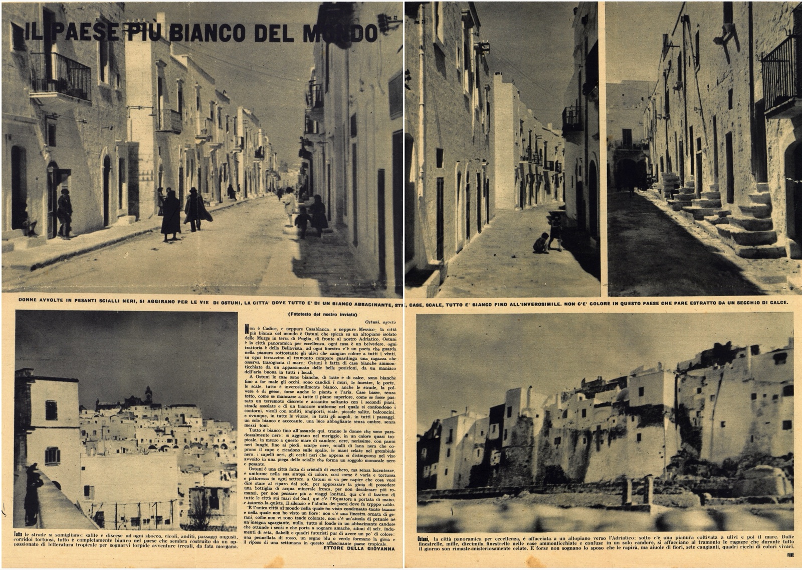 Articolo «Il paese più bianco del mondo», Il Tempo 1941
